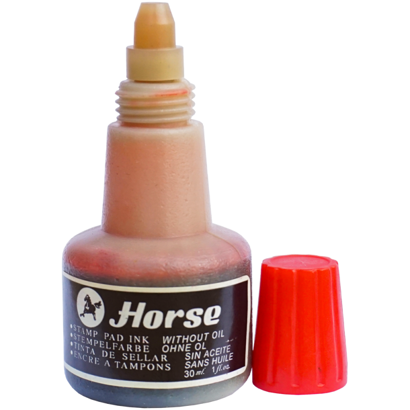 Tuș pentru ștampilă Horse, 30 ml, roșu